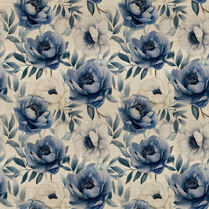 BLUE WATERCOLOR LINEN - MULTIPLE VARIATIONS