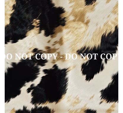 BLACK AND GOLD COWHIDE - MULTIPLE VARIATIONS