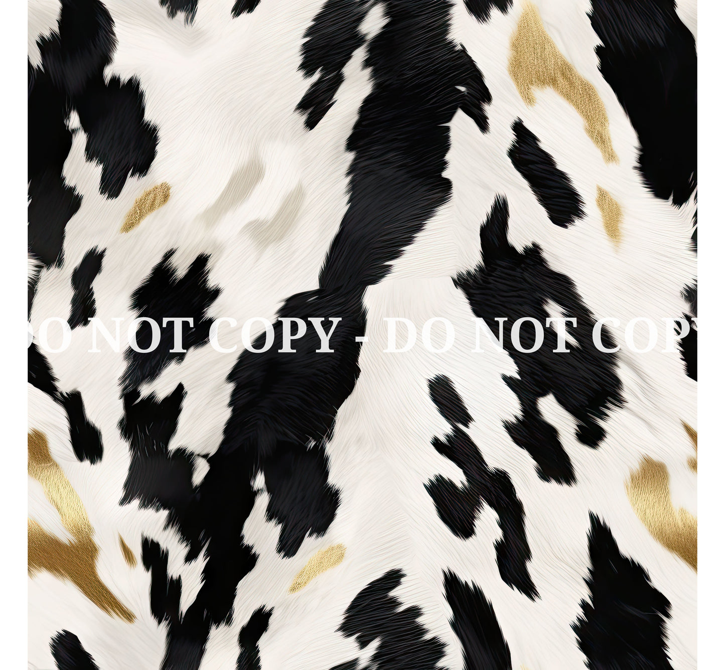 BLACK AND GOLD COWHIDE - MULTIPLE VARIATIONS