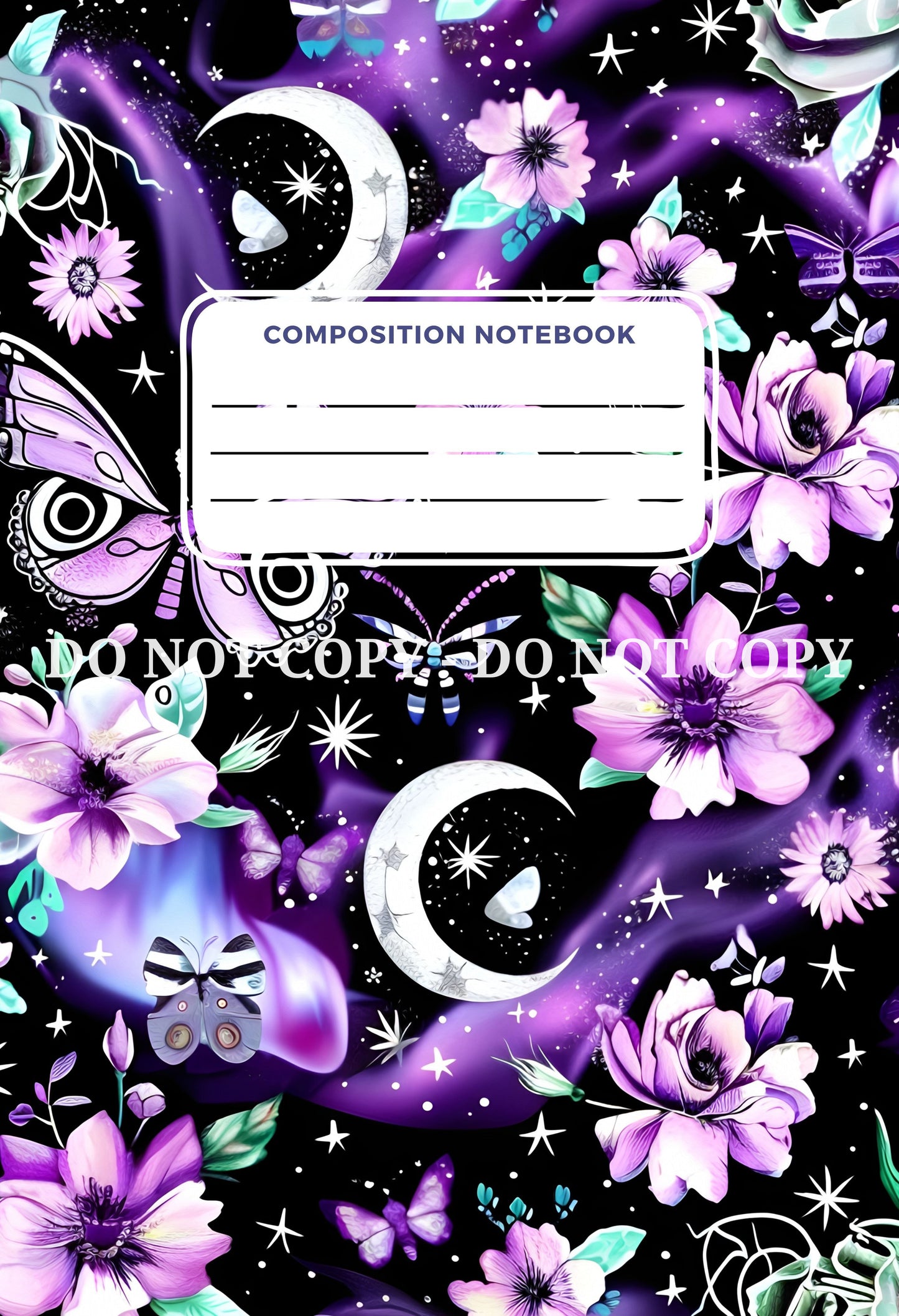 COMPOSITION NOTEBOOK COVERS - FRONT AND BACK - MULTIPLE VARIATIONS