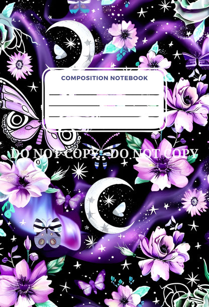 COMPOSITION NOTEBOOK COVERS - FRONT AND BACK - MULTIPLE VARIATIONS