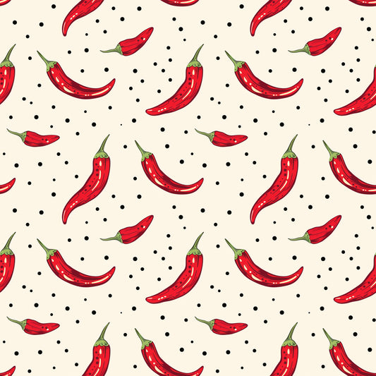CHILI POLKA DOT - PATTERN VINYL
