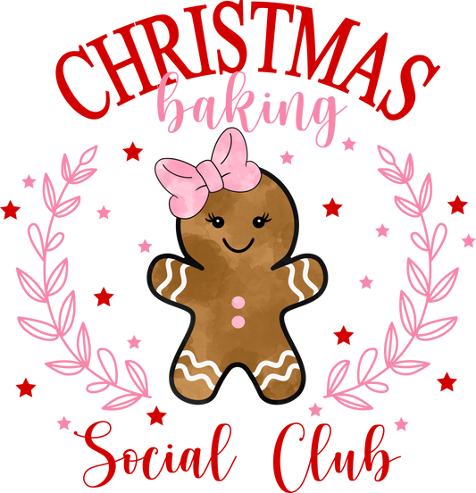 CHRISTMAS BAKING - DECAL