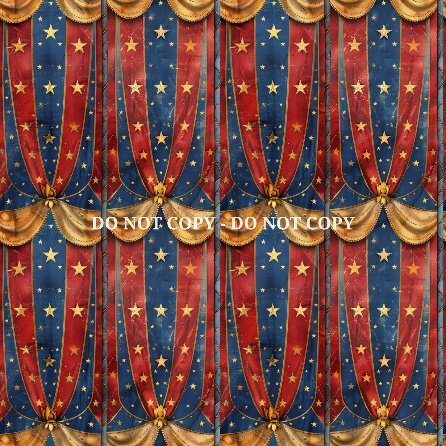 VINTAGE CIRCUS PATTERN VINYL - MULTIPLE VARIATIONS