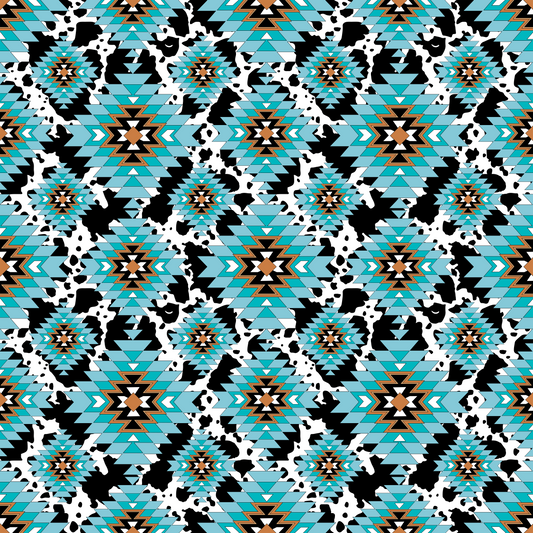 COW AZTEC - PATTERN VINYL
