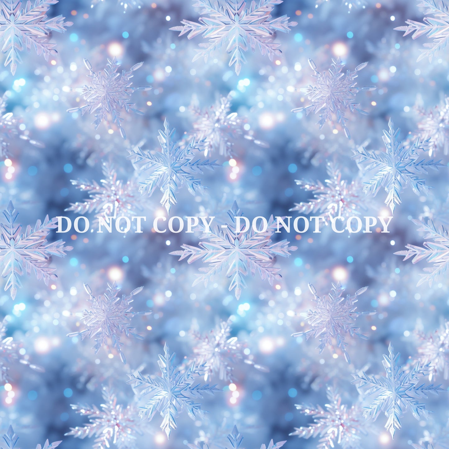 CRYSTAL SNOWFLAKES PATTERN VINYL - MULTIPLE VARIATIONS