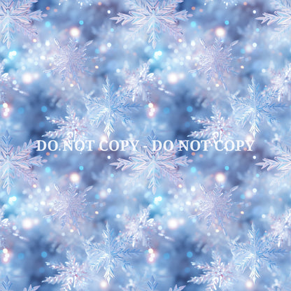 CRYSTAL SNOWFLAKES PATTERN VINYL - MULTIPLE VARIATIONS