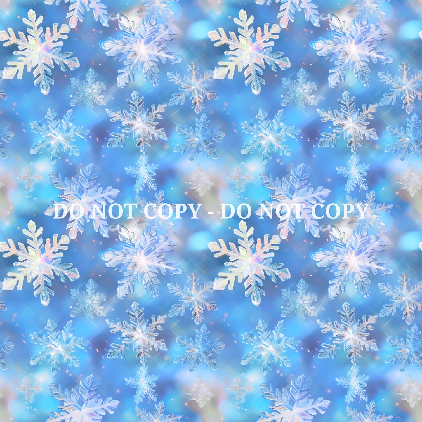 CRYSTAL SNOWFLAKES PATTERN VINYL - MULTIPLE VARIATIONS