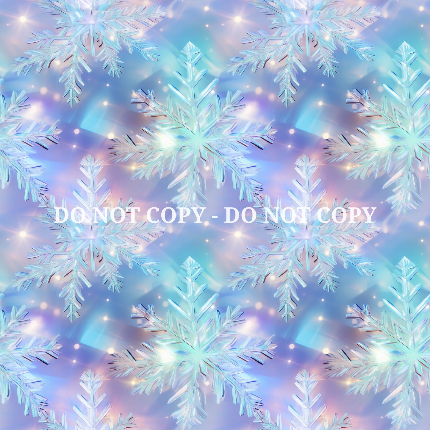 CRYSTAL SNOWFLAKES PATTERN VINYL - MULTIPLE VARIATIONS