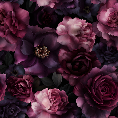 DARK MOODY FLORAL - MULTIPLE VARIATIONS