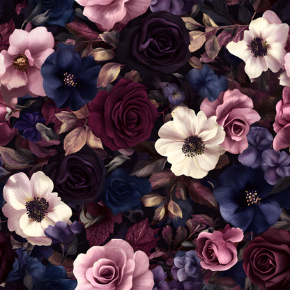 DARK MOODY FLORAL - MULTIPLE VARIATIONS