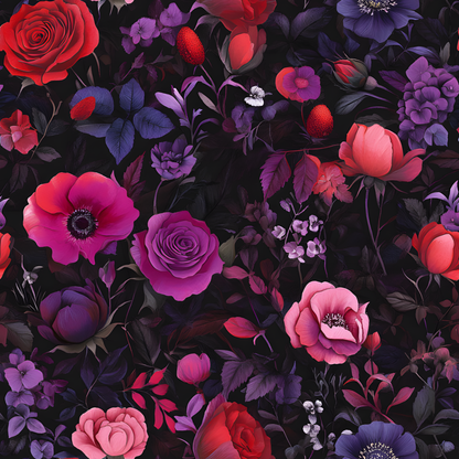 DARK MOODY FLORAL - MULTIPLE VARIATIONS