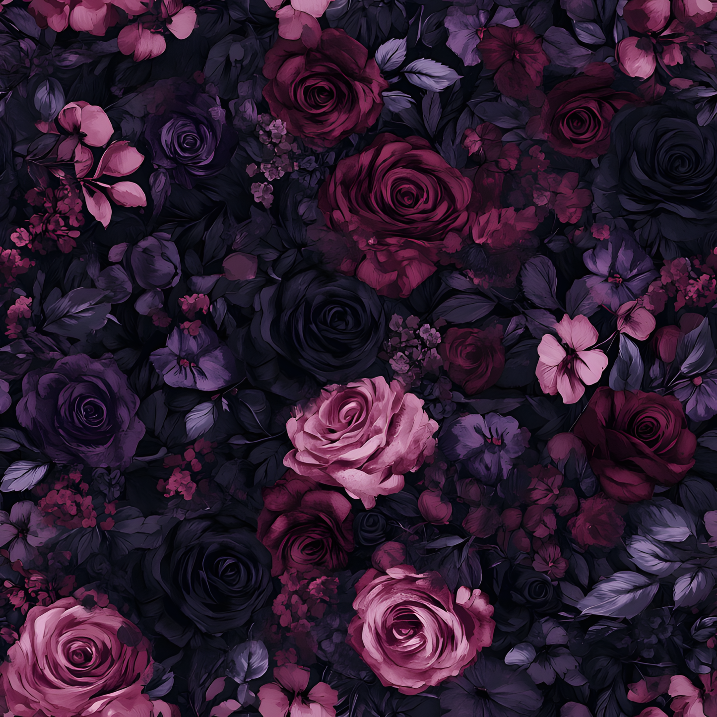 DARK MOODY FLORAL - MULTIPLE VARIATIONS