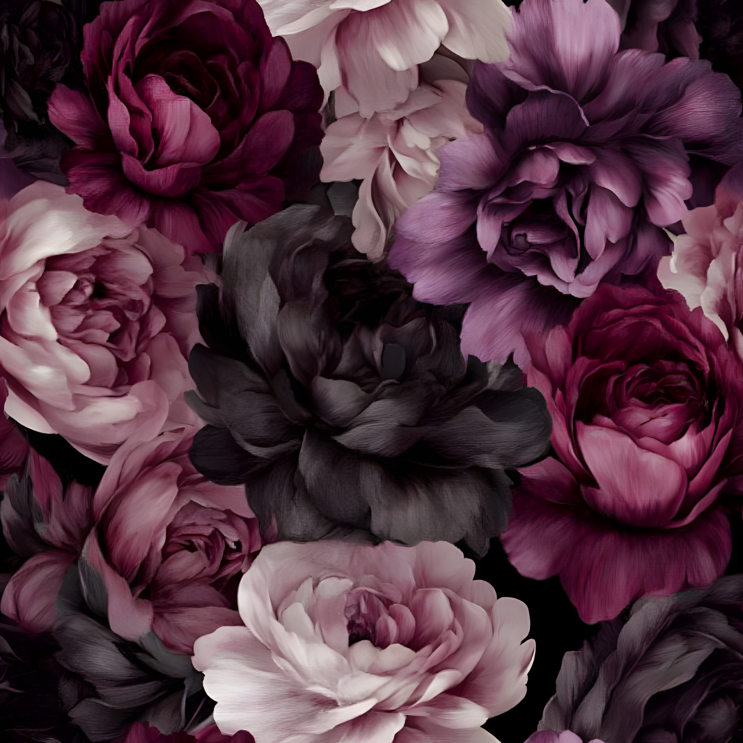 DARK MOODY FLORAL - MULTIPLE VARIATIONS