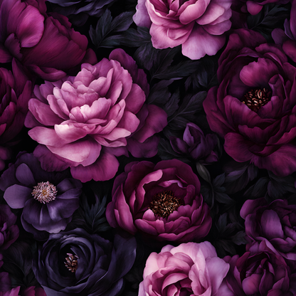 DARK MOODY FLORAL - MULTIPLE VARIATIONS