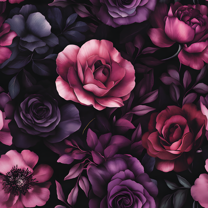 DARK MOODY FLORAL - MULTIPLE VARIATIONS