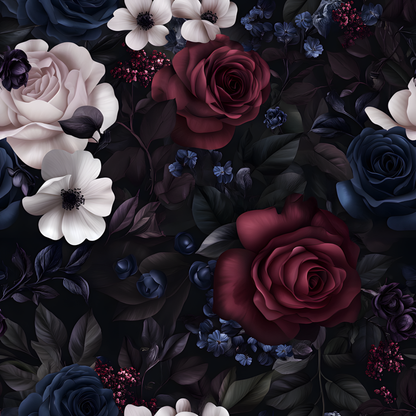 DARK MOODY FLORAL - MULTIPLE VARIATIONS