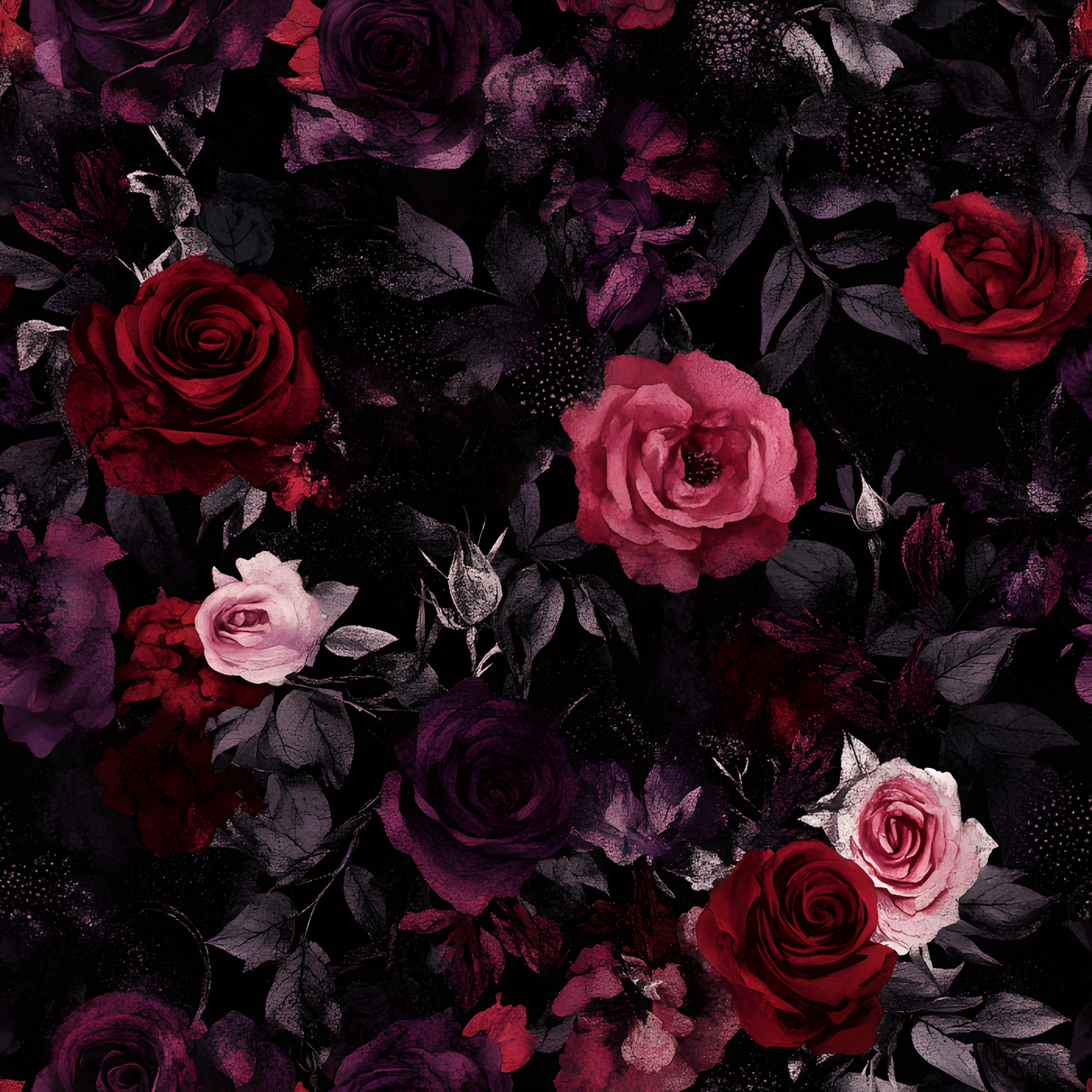 DARK MOODY FLORAL - MULTIPLE VARIATIONS