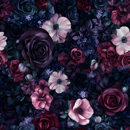 DARK MOODY FLORAL - MULTIPLE VARIATIONS