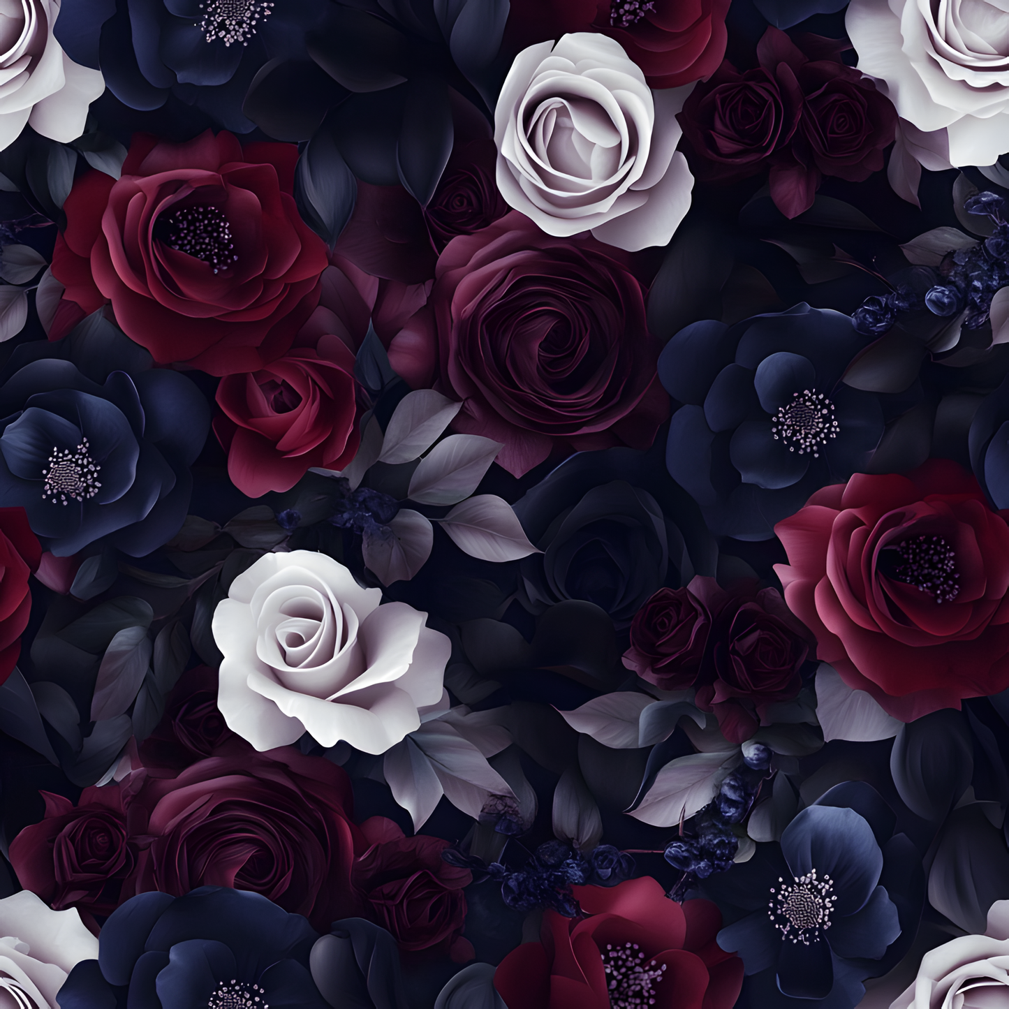 DARK MOODY FLORAL - MULTIPLE VARIATIONS