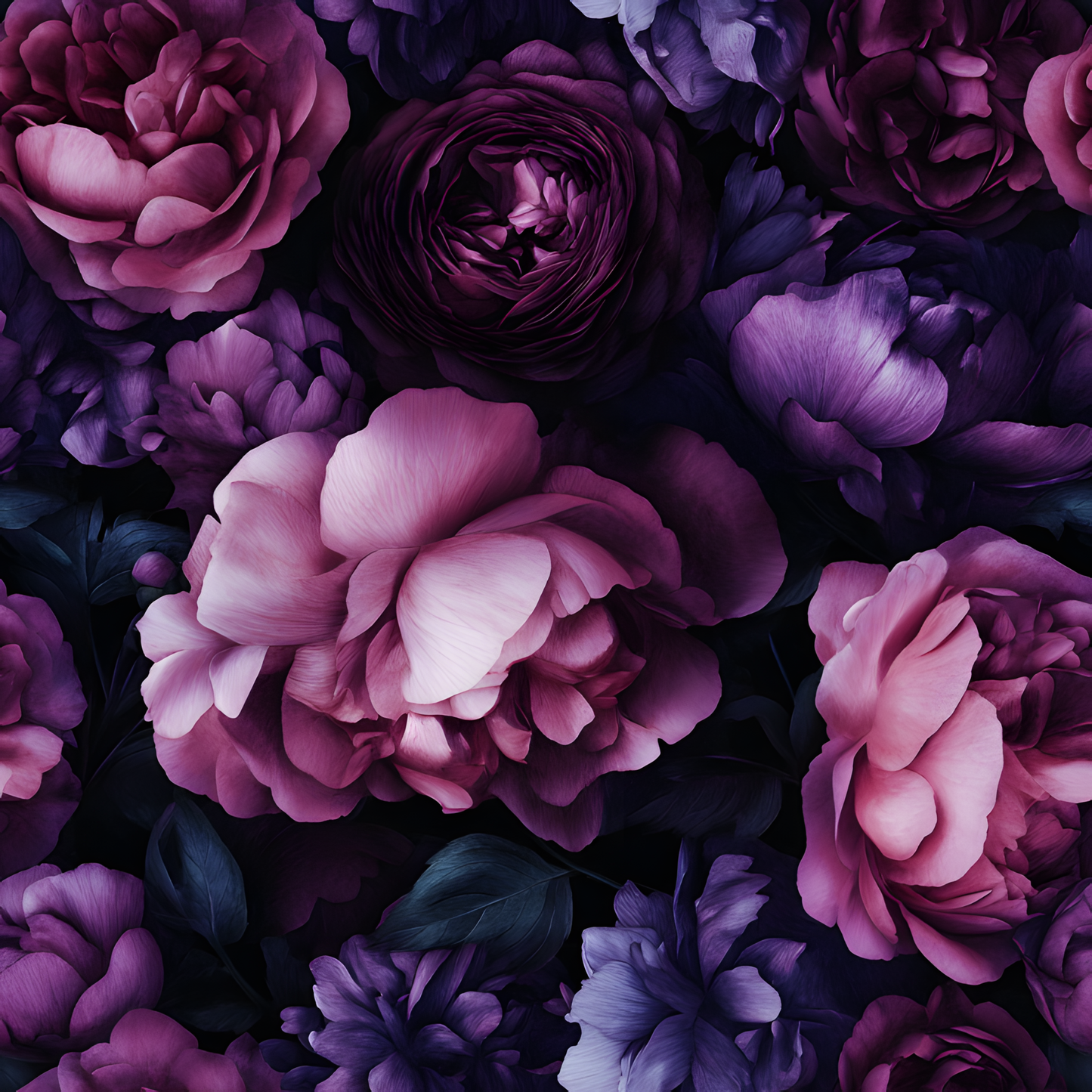 DARK MOODY FLORAL - MULTIPLE VARIATIONS