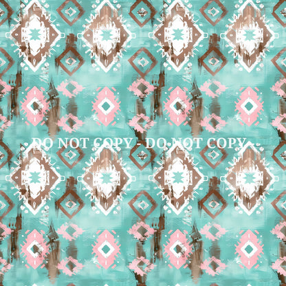 AZTEC BOHO PATTERN VINYL - MULTIPLE VARIATIONS