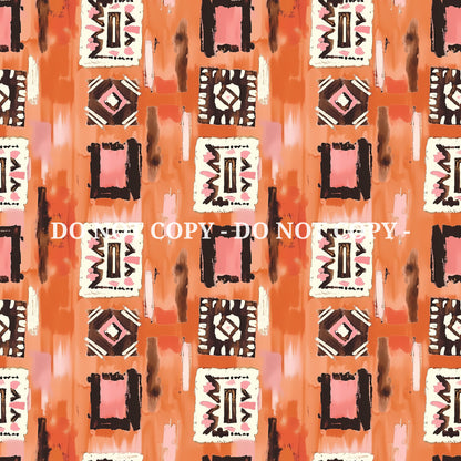 AZTEC BOHO PATTERN VINYL - MULTIPLE VARIATIONS