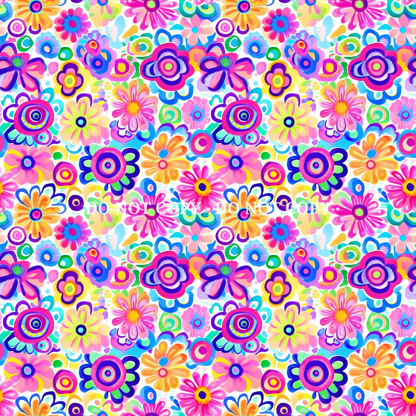 BRIGHT FLOWERS - MULTIPLE VARIATIONS