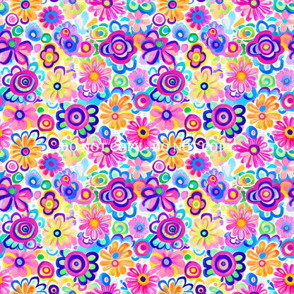 BRIGHT FLOWERS - MULTIPLE VARIATIONS