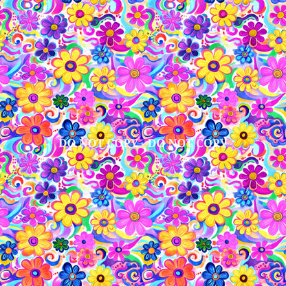 BRIGHT FLOWERS - MULTIPLE VARIATIONS