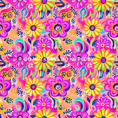 BRIGHT FLOWERS - MULTIPLE VARIATIONS