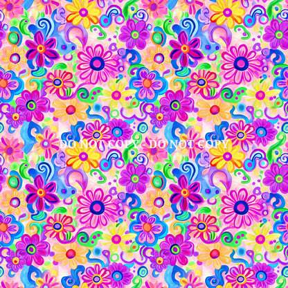 BRIGHT FLOWERS - MULTIPLE VARIATIONS