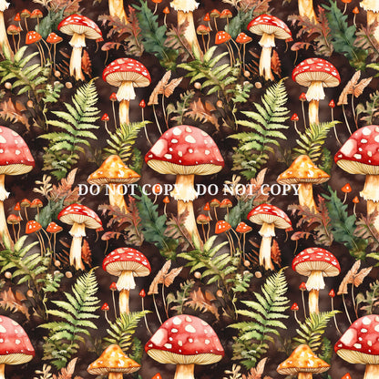 WOODLAND MUSHROOMS - MULTIPLE VARIATIONS