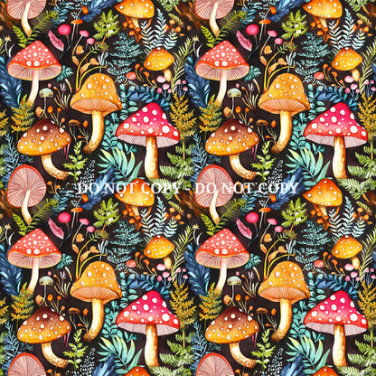 WOODLAND MUSHROOMS - MULTIPLE VARIATIONS