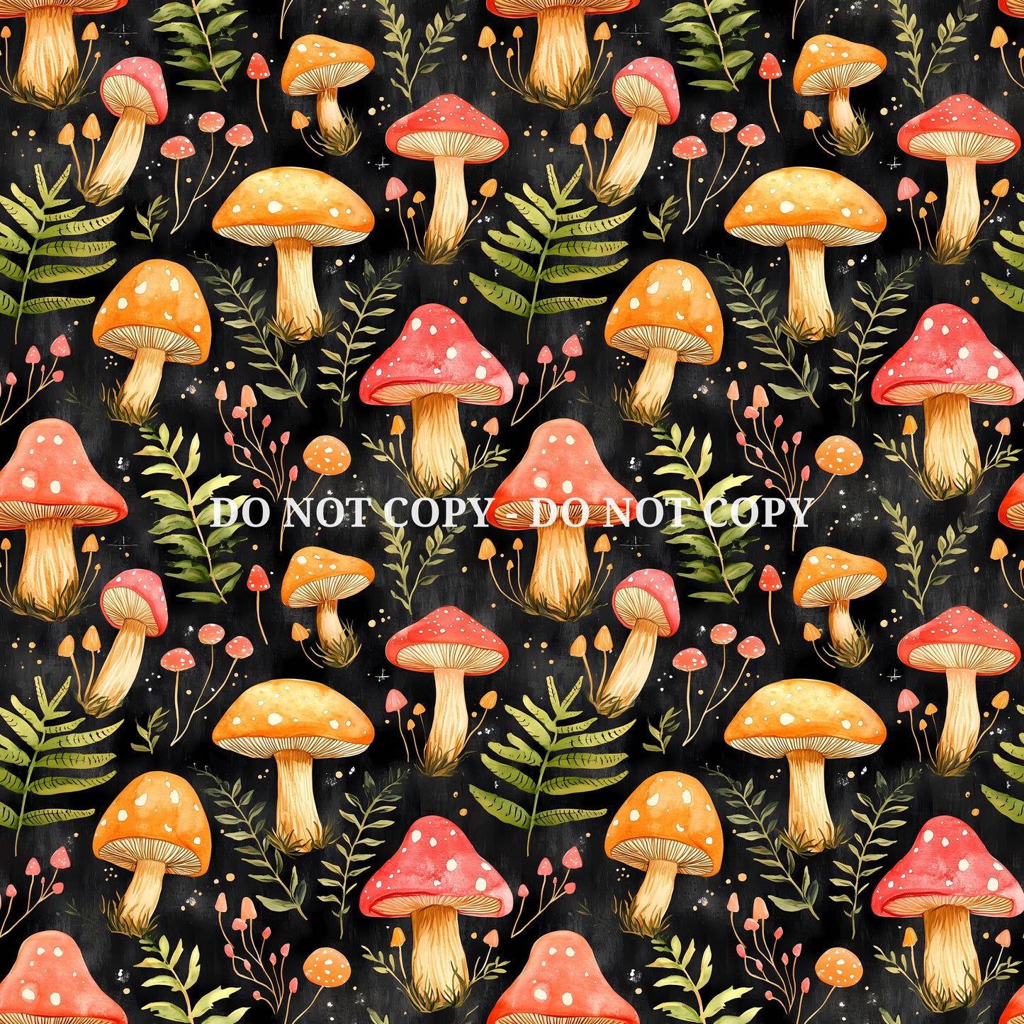 WOODLAND MUSHROOMS - MULTIPLE VARIATIONS