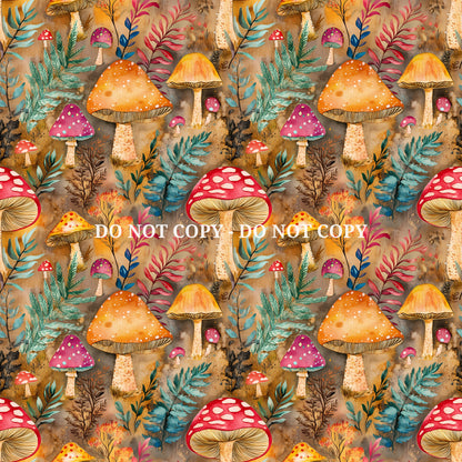 WOODLAND MUSHROOMS - MULTIPLE VARIATIONS