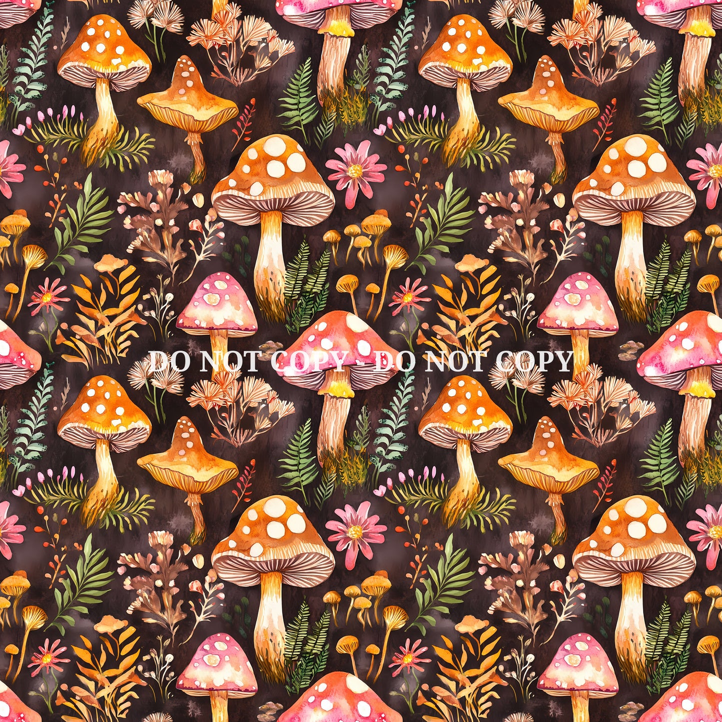 WOODLAND MUSHROOMS - MULTIPLE VARIATIONS