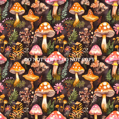 WOODLAND MUSHROOMS - MULTIPLE VARIATIONS