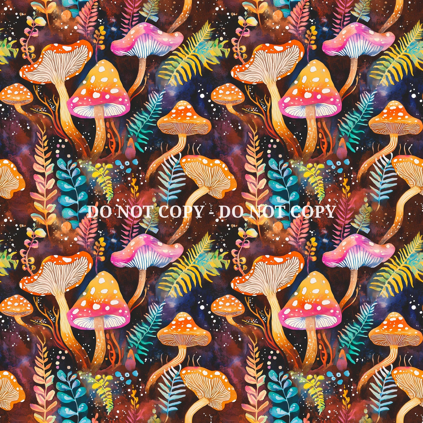 WOODLAND MUSHROOMS - MULTIPLE VARIATIONS