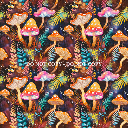 WOODLAND MUSHROOMS - MULTIPLE VARIATIONS