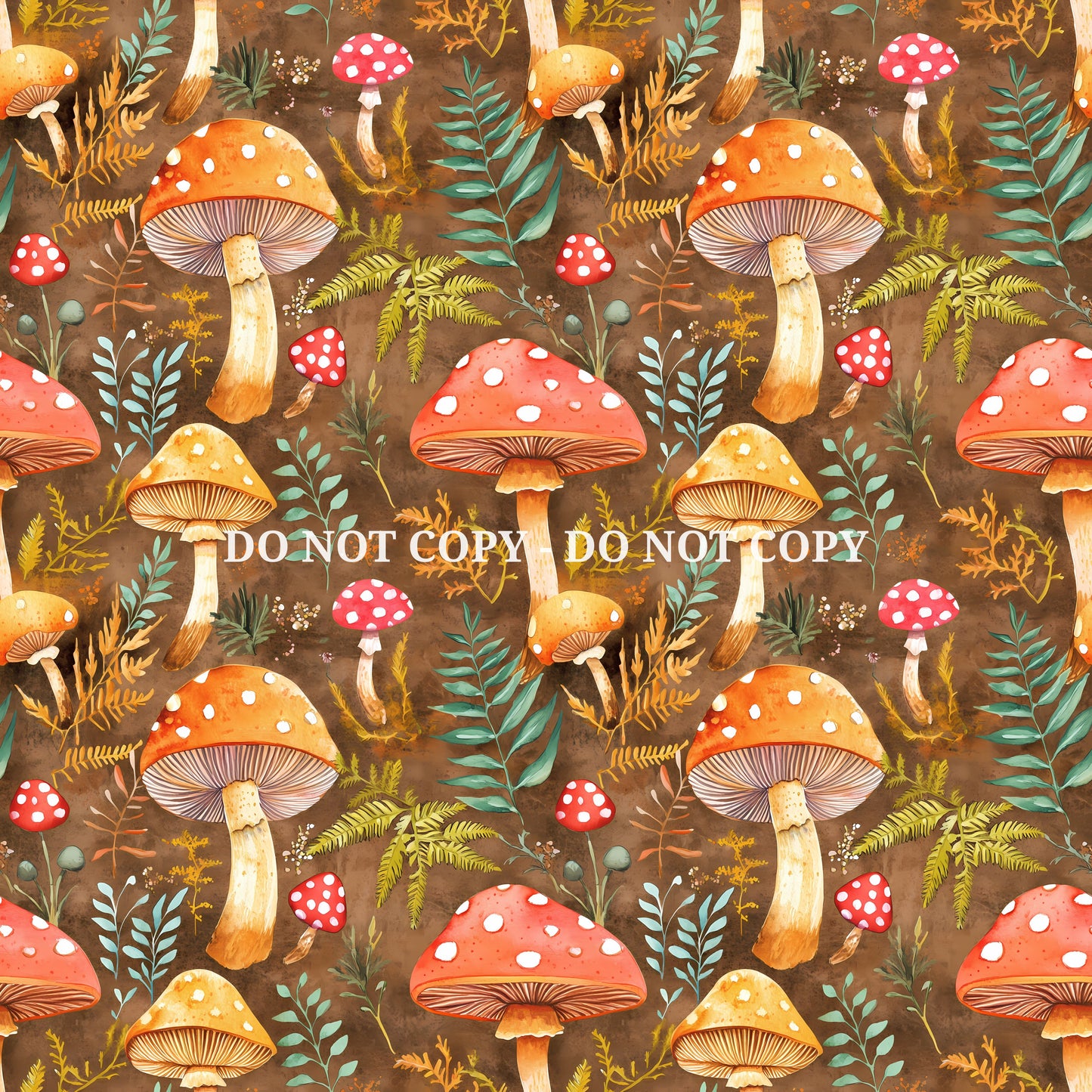WOODLAND MUSHROOMS - MULTIPLE VARIATIONS