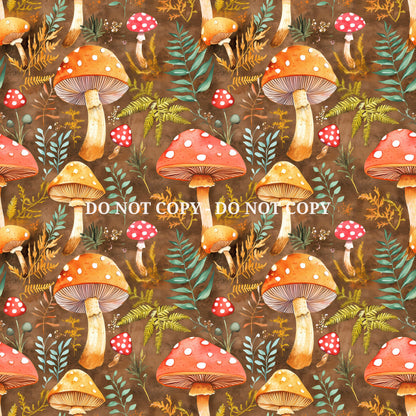 WOODLAND MUSHROOMS - MULTIPLE VARIATIONS