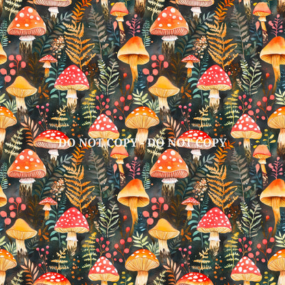 WOODLAND MUSHROOMS - MULTIPLE VARIATIONS