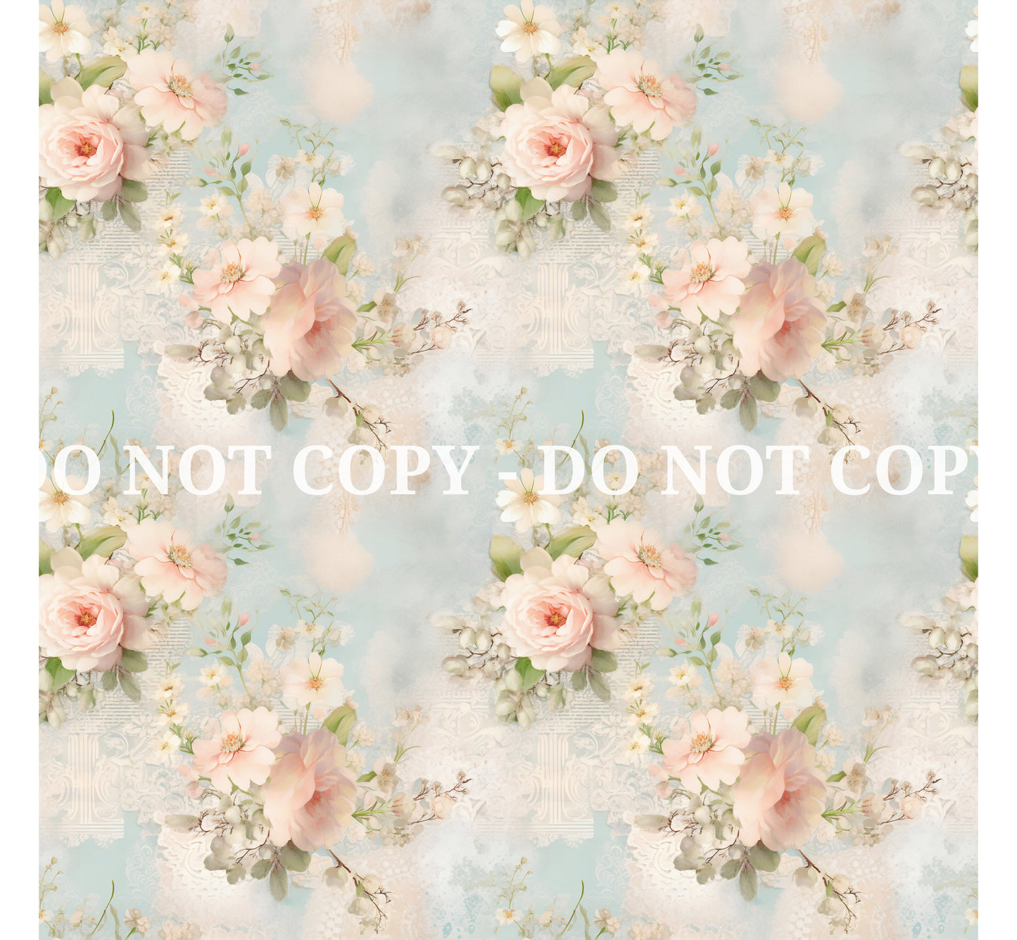 SHABBY CHIC PATTERN VINYL - MULTIPLE VARIATIONS