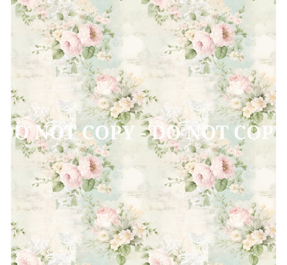 SHABBY CHIC PATTERN VINYL - MULTIPLE VARIATIONS