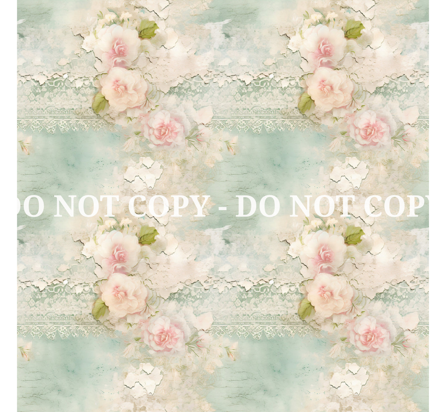 SHABBY CHIC PATTERN VINYL - MULTIPLE VARIATIONS