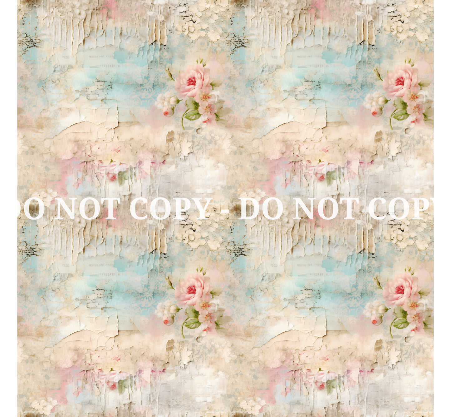 SHABBY CHIC PATTERN VINYL - MULTIPLE VARIATIONS