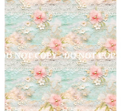 SHABBY CHIC PATTERN VINYL - MULTIPLE VARIATIONS