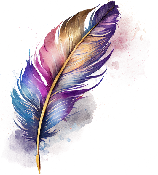FANTASY FEATHER 2 - white cast decal