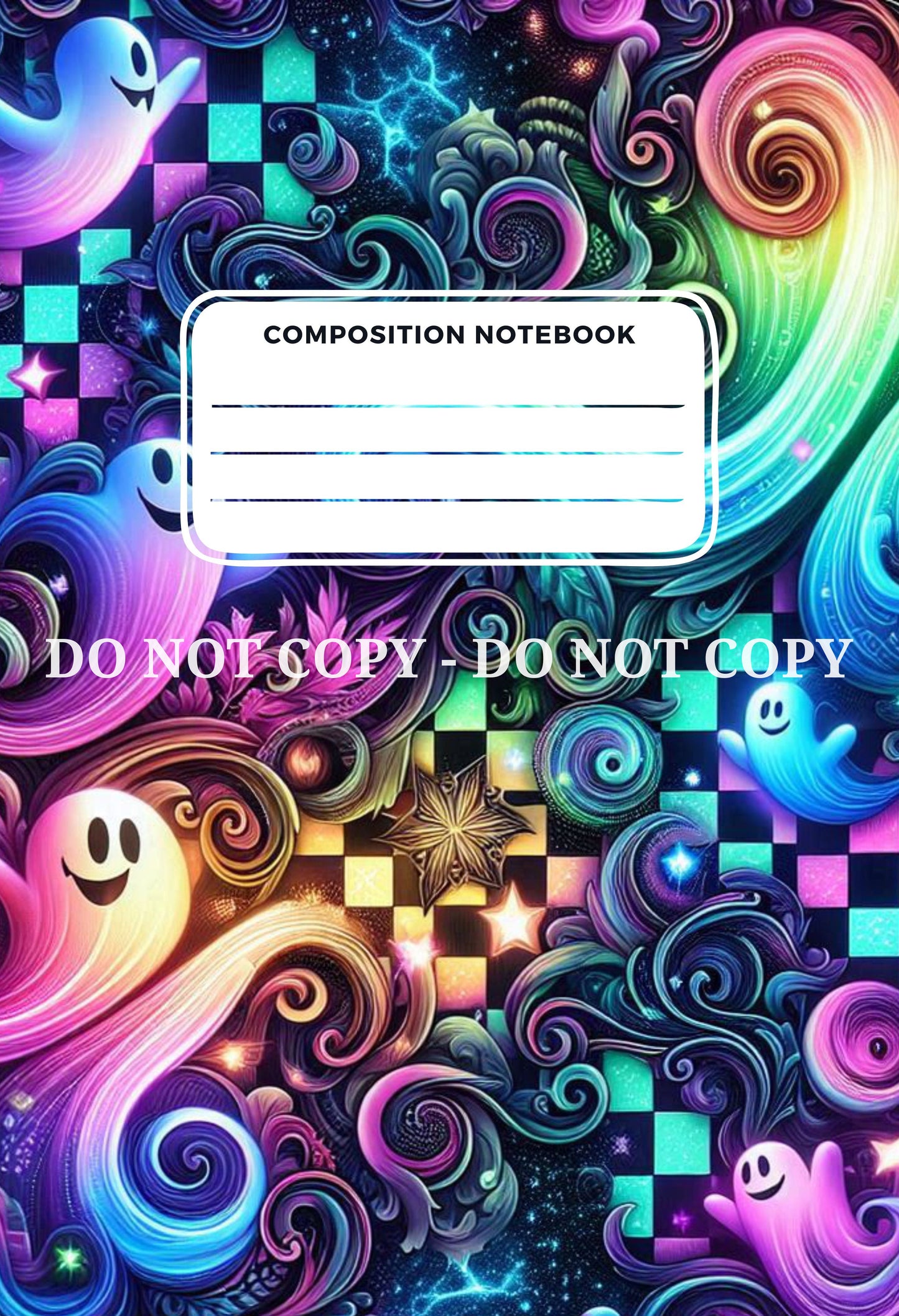 COMPOSITION NOTEBOOK COVERS - FRONT AND BACK - MULTIPLE VARIATIONS